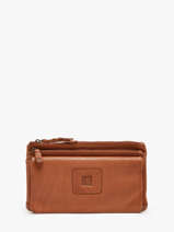 Wallet Leather Biba Brown heritage BT34