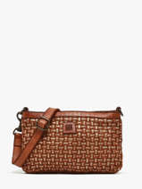 Sac Bandoulire Heritage Cuir Biba Marron heritage KAB9L