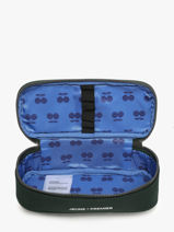 1 Compartment Pouch Jeune premier Green daydream boys B-vue-porte
