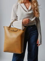 Longchamp Le pliage xtra Handbag Brown-vue-porte