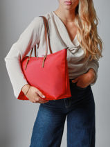 Small Nylon Keaton 26 Shoulder Bag Lauren ralph lauren Red chadwick 31916737-vue-porte