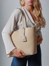 Cabas R�versible Merrimack Lauren ralph lauren Beige merrimack 31795329-vue-porte