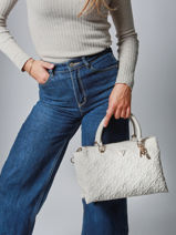 Handbag Adelasia Guess White adelasia QL965806-vue-porte
