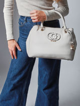 Satchel Calebra Guess White calebra BG953606-vue-porte