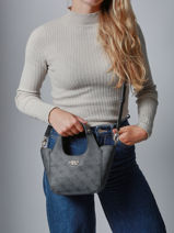 Sac Bandouli�re Calista Guess Noir calista SG733475-vue-porte