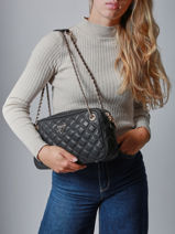 Shoulder Bag Giully Guess Black giully QG967308-vue-porte