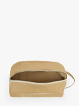 Recycled Coton Hermel Toiletry Bag Rivedroite Beige timeless HERMETIM-vue-porte