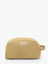 Recycled Coton Hermel Toiletry Bag Rivedroite Beige timeless HERMETIM