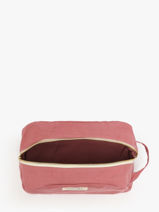 Recycled Coton Hermel Toiletry Bag Rivedroite Pink timeless HERMETIM-vue-porte