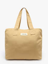 Shoulder Bag Clestins Recycled Coton Rivedroite Beige timeless CELESTIM