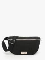 Recycled Coton Custine Belt Bag Rivedroite Black timeless CUSTITIM