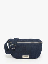 Le Sac Banane Custine Coton Recycl� Rivedroite Bleu timeless CUSTITIM