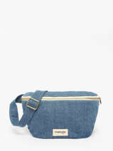Le Sac Banane Custine Coton Recycl� Rivedroite Bleu timeless CUSTITIM