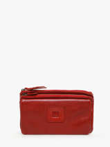 Wallet Leather Biba Brown heritage BT34