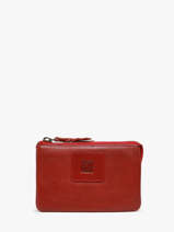 Coin Purse Heritage Leather Biba Red heritage BT35