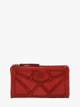 Wallet Heritage Leather Biba Red heritage DON4L