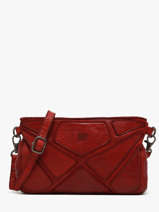 Sac Port� �paule Heritage Cuir Biba Rouge heritage DON1L