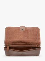 Portefeuille Cuir Biba Marron wallet VET2L-vue-porte