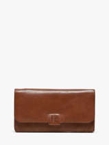 Portefeuille Cuir Biba Marron wallet VET2L