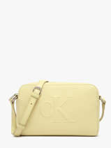 Shoulder Bag Sculpted Calvin klein jeans Yellow sculpted 4K3036G