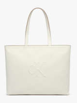 Sac Port� �paule Sculpted Calvin klein jeans Blanc sculpted 4K3070G