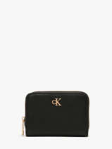 Wallet Calvin klein jeans Black minimal mono 4F1064G