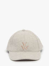 Casquette Vanessa wu Beige accessoires CA006