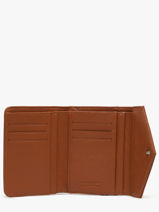 Coin Purse Foulonne Leather Lancaster Brown foulonne pm 29-vue-porte