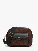 Shoulder Bag Leonie Hexagona Brown leonie 5120198