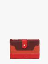 Wallet Bahia Leather Hexagona Red bahia 688265