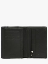 Wallet Leather Hexagona Black duo 687811-vue-porte