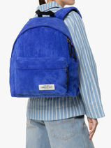 Backpack Eastpak Blue mono ribs A5BG4RIB-vue-porte