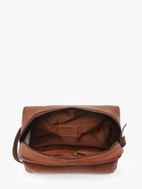 Toiletry Kit Basilic pepper Brown traveler BTRA07-vue-porte
