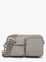 Sac Bandoulire Basic Pocket Polyester Lancaster Gris basic pocket 91