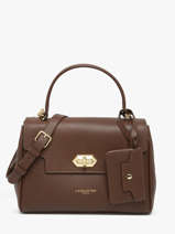 Sac Port� Main Mademoiselle Grace Cuir Lancaster Marron mademoiselle grace 102