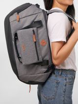 Sac De Voyage Cabine Sac  Dos Travel Cabaia Gris travel EXP-vue-porte