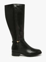 Bottes Cavali�res En Cuir Tamaris Noir women 43