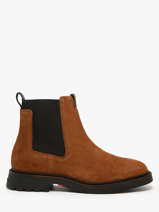 Chelsea Boots In Leather Tommy hilfiger Brown men 5592GVQ