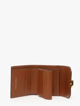 Portefeuille Cuir Gerard darel Marron wallet DCO46411-vue-porte