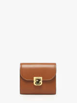 Portefeuille Cuir Gerard darel Marron wallet DCO46411