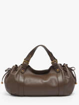 Shoulder Bag Icone Leather Gerard darel Brown icone DCS01410