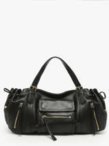 Sac Port paule Icone Cuir Gerard darel Noir icone DCS30410