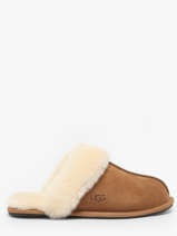 Scuffette Ii Slippers In Leather Ugg Brown women 1106872