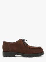 Chaussures Derbies En Cuir Kleman Marron men PADRORVV