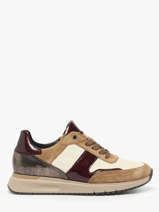 Sneakers En Cuir Gabor Marron women 20