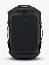 Lisbon Duffle Backpack Small Kapten and son Black backpack LISBONDU