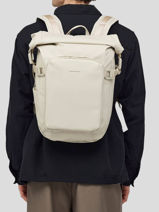Lisbon Small - Backpack Kapten and son Beige backpack S-vue-porte