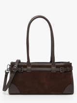 Sac Port paule Velvet Caviar Milano Marron velvet caviar VC25062
