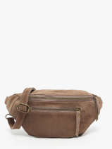Belt Bag Leather Milano Beige velvet VE24119