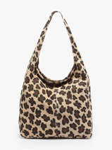 Sac Port paule Velvet Leopardo Milano Beige velvet leopardo VL25065